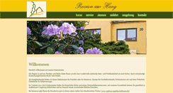 Desktop Screenshot of pension-am-hang.de